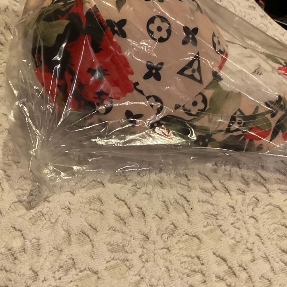 Louis Vuitton Floral Monogram(inspired) Cap - Picture 2 of 5